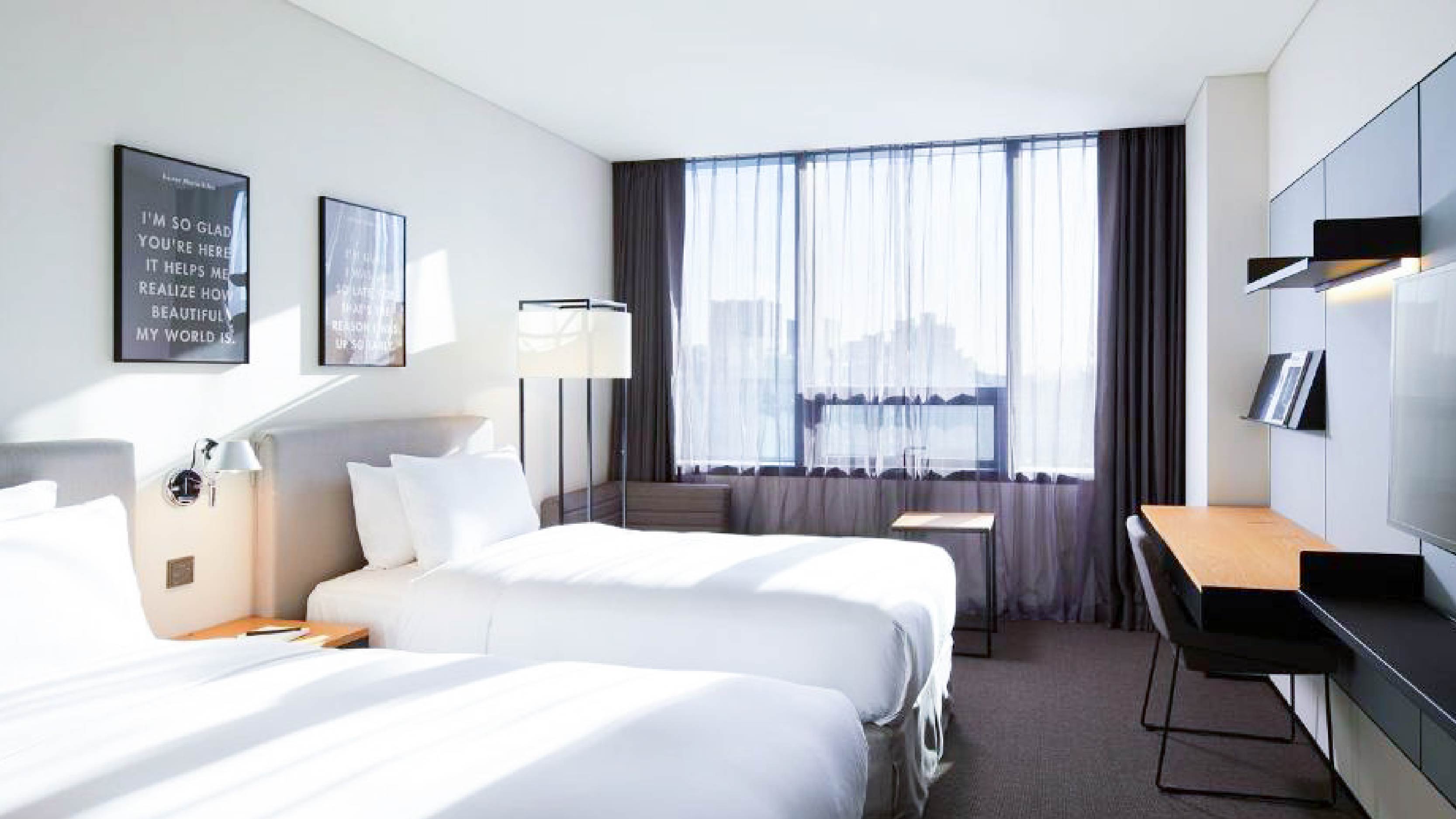 Hotel Whistlelark Jeju 客房空間